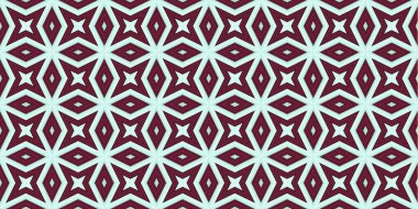 Kusursuz soyut kalıplar. Eşkenar dörtgen ve üçgen desenlerin arka planı. Yıldız desenleri. Moda eğilimleri