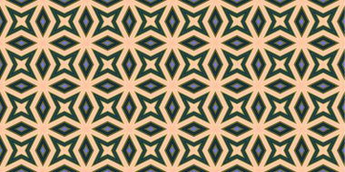 Kusursuz soyut kalıplar. Eşkenar dörtgen ve üçgen desenlerin arka planı. Yıldız desenleri. Moda eğilimleri