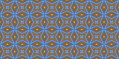 Kusursuz soyut kalıplar. Eşkenar dörtgen ve üçgen desenlerin arka planı. Yıldız desenleri. Moda eğilimleri