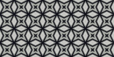 Kusursuz soyut kalıplar. Eşkenar dörtgen ve üçgen desenlerin arka planı. Yıldız desenleri. Moda eğilimleri