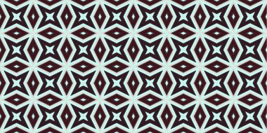 Kusursuz soyut kalıplar. Eşkenar dörtgen ve üçgen desenlerin arka planı. Yıldız desenleri. Moda eğilimleri