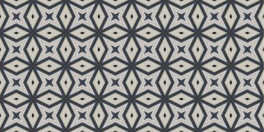 Kusursuz soyut kalıplar. Eşkenar dörtgen ve üçgen desenlerin arka planı. Yıldız desenleri. Moda eğilimleri