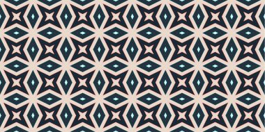 Kusursuz soyut kalıplar. Eşkenar dörtgen ve üçgen desenlerin arka planı. Yıldız desenleri. Moda eğilimleri