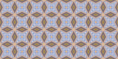 Kusursuz soyut kalıplar. Eşkenar dörtgen ve üçgen desenlerin arka planı. Yıldız desenleri. Moda eğilimleri