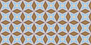 Kusursuz soyut kalıplar. Eşkenar dörtgen ve üçgen desenlerin arka planı. Yıldız desenleri. Moda eğilimleri