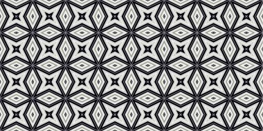 Kusursuz soyut kalıplar. Eşkenar dörtgen ve üçgen desenlerin arka planı. Yıldız desenleri. Moda eğilimleri