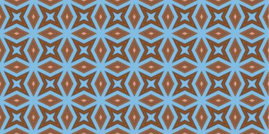 Kusursuz soyut kalıplar. Eşkenar dörtgen ve üçgen desenlerin arka planı. Yıldız desenleri. Moda eğilimleri