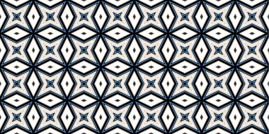 Kusursuz soyut kalıplar. Eşkenar dörtgen ve üçgen desenlerin arka planı. Yıldız desenleri. Moda eğilimleri