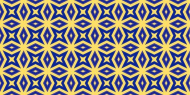 Kusursuz soyut kalıplar. Eşkenar dörtgen ve üçgen desenlerin arka planı. Yıldız desenleri. Moda eğilimleri