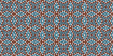 Kusursuz soyut kalıplar. Eşkenar dörtgen ve üçgen desenlerin arka planı. Yıldız desenleri. Moda eğilimleri