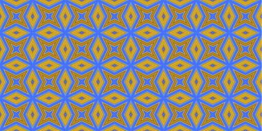 Kusursuz soyut kalıplar. Eşkenar dörtgen ve üçgen desenlerin arka planı. Yıldız desenleri. Moda eğilimleri