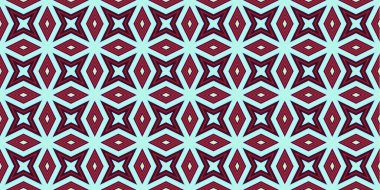 Kusursuz soyut kalıplar. Eşkenar dörtgen ve üçgen desenlerin arka planı. Yıldız desenleri. Moda eğilimleri