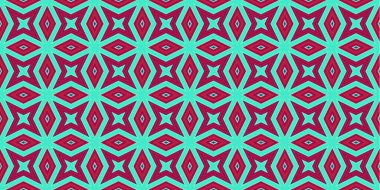 Kusursuz soyut kalıplar. Eşkenar dörtgen ve üçgen desenlerin arka planı. Yıldız desenleri. Moda eğilimleri