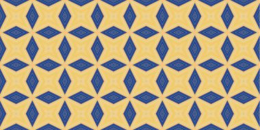 Kusursuz soyut kalıplar. Eşkenar dörtgen ve üçgen desenlerin arka planı. Yıldız desenleri. Moda eğilimleri