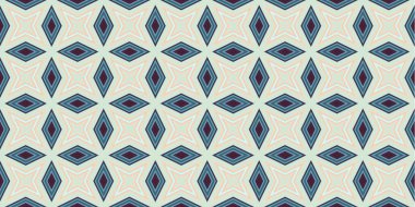 Kusursuz soyut kalıplar. Eşkenar dörtgen ve üçgen desenlerin arka planı. Yıldız desenleri. Moda eğilimleri