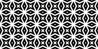 Kusursuz soyut kalıplar. Eşkenar dörtgen ve üçgen desenlerin arka planı. Yıldız desenleri. Moda eğilimleri