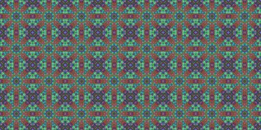 Wonderful seamless pattern. beautiful woven pattern and texture. Kaleidoscope banner