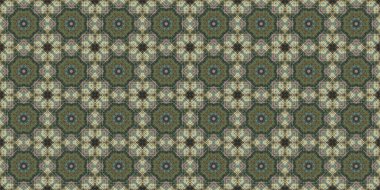 Wonderful seamless pattern. beautiful woven pattern and texture. Kaleidoscope banner