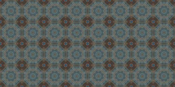 Wonderful Seamless Pattern Beautiful Woven Pattern Texture Kaleidoscope Banner — Foto Stock