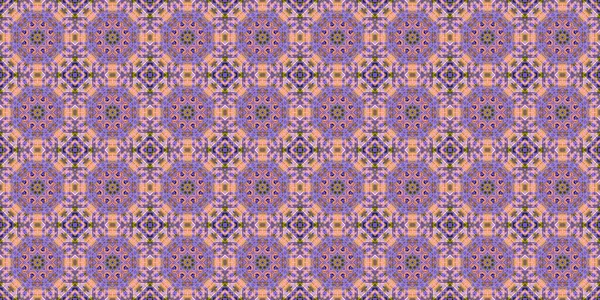 Wonderful Seamless Pattern Beautiful Woven Pattern Texture Kaleidoscope Banner — Stok fotoğraf