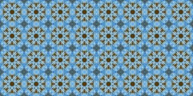Wonderful seamless pattern. beautiful woven pattern and texture. Kaleidoscope banner