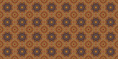 Wonderful seamless pattern. beautiful woven pattern and texture. Kaleidoscope banner