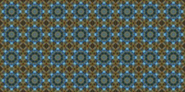Wonderful seamless pattern. beautiful woven pattern and texture. Kaleidoscope banner
