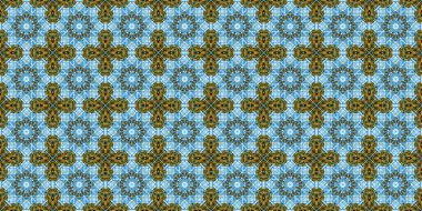Wonderful seamless pattern. beautiful woven pattern and texture. Kaleidoscope banner