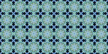 Wonderful seamless pattern. beautiful woven pattern and texture. Kaleidoscope banner