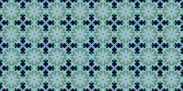 Wonderful Seamless Pattern Beautiful Woven Pattern Texture Kaleidoscope Banner — Stockfoto