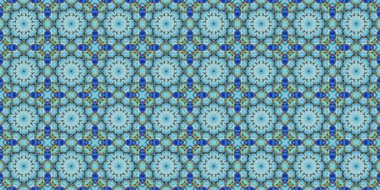 Wonderful seamless pattern. beautiful woven pattern and texture. Kaleidoscope banner