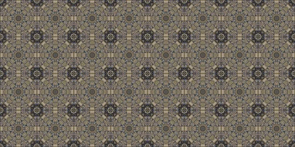 Wonderful Seamless Pattern Beautiful Woven Pattern Texture Kaleidoscope Banner — Stockfoto