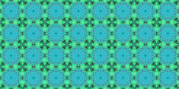 Wonderful Seamless Pattern Beautiful Woven Pattern Texture Kaleidoscope Banner — Foto de Stock