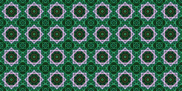 Wonderful Seamless Pattern Beautiful Woven Pattern Texture Kaleidoscope Banner — Foto Stock