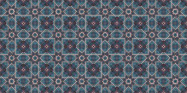 Wonderful seamless pattern. beautiful woven pattern and texture. Kaleidoscope banner