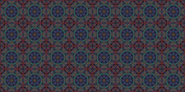 Wonderful seamless pattern. beautiful woven pattern and texture. Kaleidoscope banner