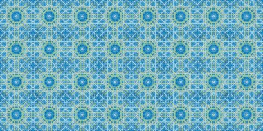 Wonderful seamless pattern. beautiful woven pattern and texture. Kaleidoscope banner