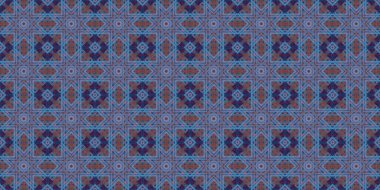 Wonderful seamless pattern. beautiful woven pattern and texture. Kaleidoscope banner