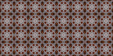 Wonderful seamless pattern. beautiful woven pattern and texture. Kaleidoscope banner