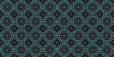 Wonderful seamless pattern. beautiful woven pattern and texture. Kaleidoscope banner