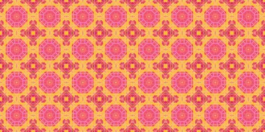 Wonderful seamless pattern. beautiful woven pattern and texture. Kaleidoscope banner