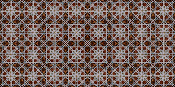 Wonderful Seamless Pattern Beautiful Woven Pattern Texture Kaleidoscope Banner — Foto Stock