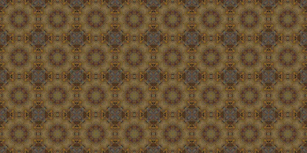 Wonderful Seamless Pattern Beautiful Woven Pattern Texture Kaleidoscope Banner — Stockfoto