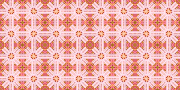 Wonderful Seamless Pattern Beautiful Woven Pattern Texture Kaleidoscope Banner — Foto de Stock