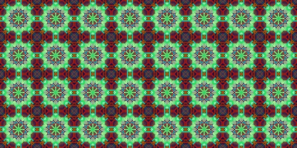 Wonderful Seamless Pattern Beautiful Woven Pattern Texture Kaleidoscope Banner — Fotografia de Stock