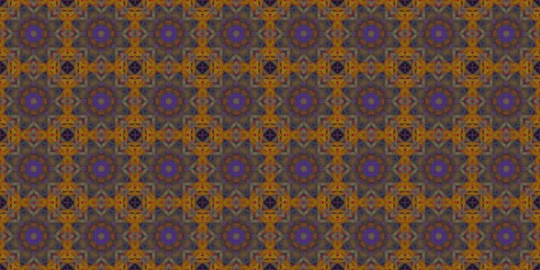 Wonderful Seamless Pattern Beautiful Woven Pattern Texture Kaleidoscope Banner — Stockfoto