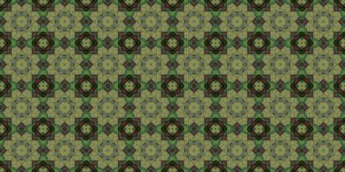 Wonderful seamless pattern. beautiful woven pattern and texture. Kaleidoscope banner