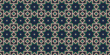 Wonderful seamless pattern. beautiful woven pattern and texture. Kaleidoscope banner