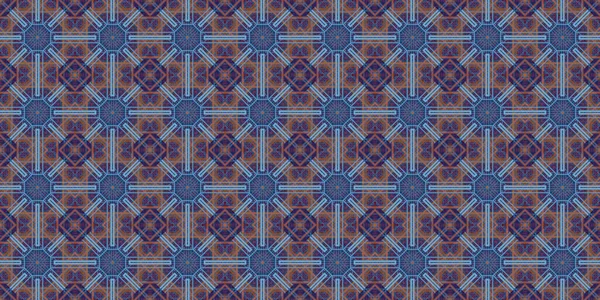 Wonderful Seamless Pattern Beautiful Woven Pattern Texture Kaleidoscope Banner — Fotografia de Stock