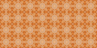 Wonderful seamless pattern. beautiful woven pattern and texture. Kaleidoscope banner